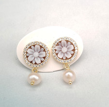 Orecchini donna cammeo