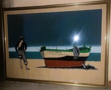 Linoleografia " Marina" di