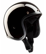 Casco MOTO Negro BRILLO BANDIT