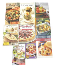 LOTTO 9LIBRI CUCINA RICETTE Toscana Emilia Romagna antipasti verdure dolci pasta