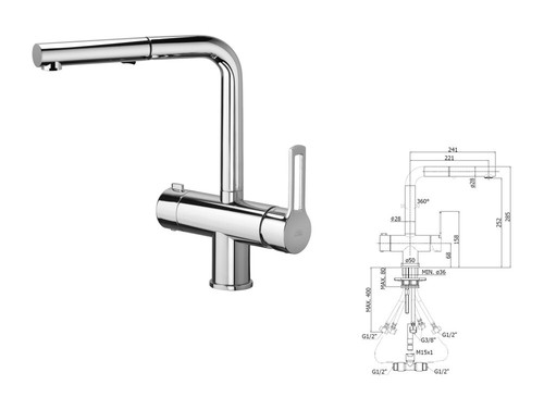 Miscelatore lavello monoforo - miscelatore,