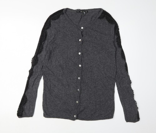 Cardigan donna grigio maglia