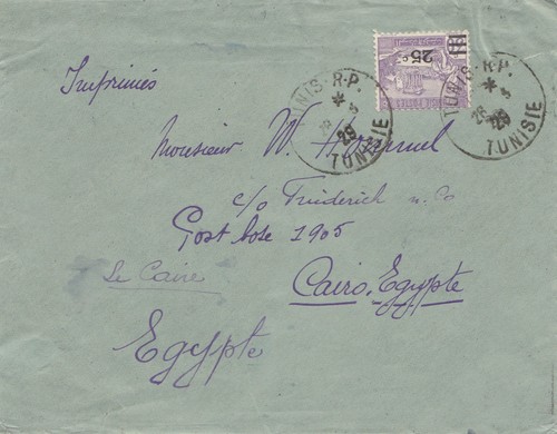 Colonie francesi tunisia 1929 - colonie,