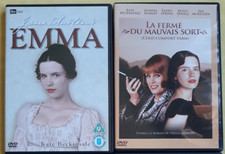 KATE BECKINSALE: JANE AUSTEN'S EMMA + COLD COMFORT FARM - 2 DVD UK Audio Inglese