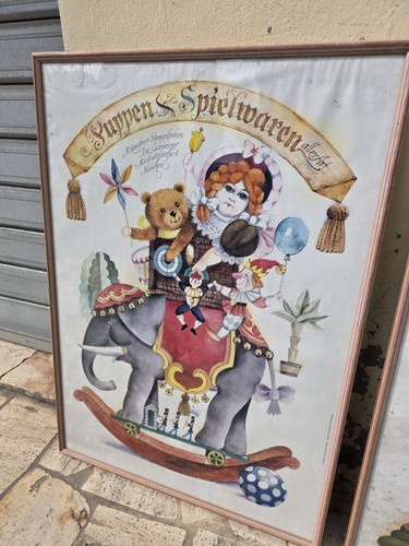 Poster vintage spielzeugmuseum - poster,