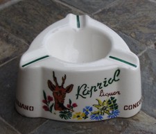 ANNI '50 POSACENERE MARMACA CERAMICA PUBBLICITARIA LIQUOR KAPRIOL PORTACENERE
