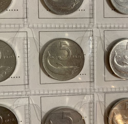 Moneta lire del 1971 - 5,