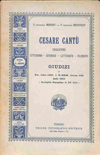 Cesare cantu educatore - cesare,