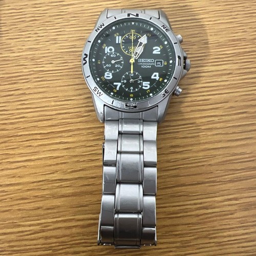 Seiko chronograph watch 100m - seiko,