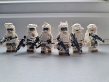 6 minifigure soldatino di neve
