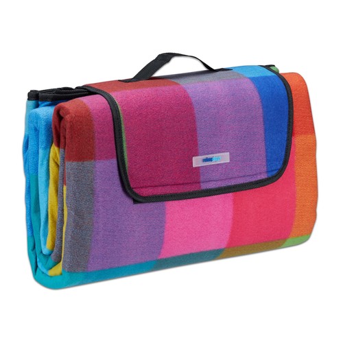 Relaxdays coperta picnic - coperta, da