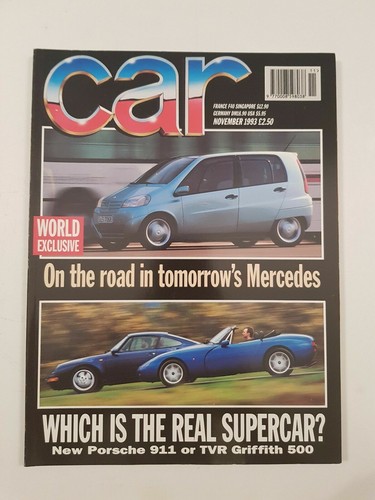 Car magazine november 1993 - magazine,