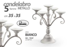 PORTA CANDELE CANDELABRO IN