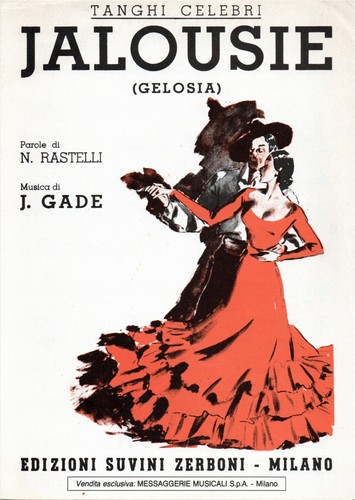 Spartito musicale jalousie - musicale,