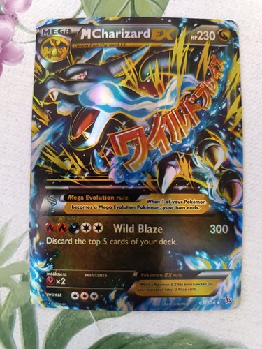 Carta pokemon mega charizard - carta,