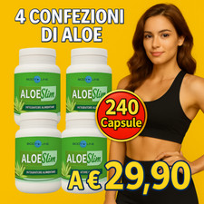 ALOE SLIM ULTRA ALOE VERA integratore per DIMAGRIRE 240 cps. da 500mg DIETA