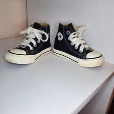 Scarpe bambino Converse All Star Chuck Taylor bianche e nere taglia 4 bambino unisex