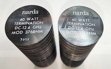 NARDA-MITEQ 376BNM, 40 w, 50 Ohm Coax Termination. Dc-12.4 GHz, N (male) 
