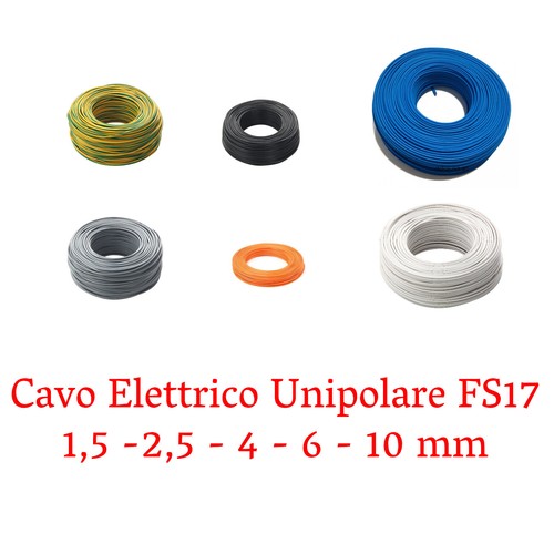 Cavo elettrico unipolare fs17 - unipolare,