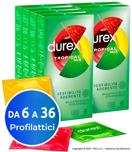 Preservativi durex tropical - preservativi,