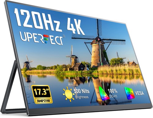 Uperfect 3840x2160 120hz - 17,3",
