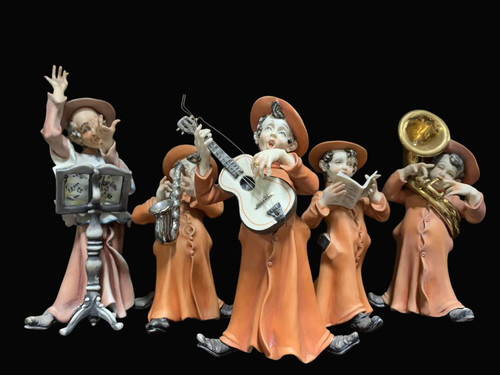 Statuine musicanti coro - , di