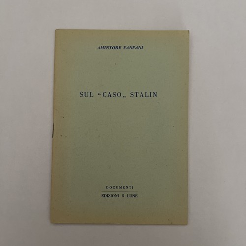 Amintore fanfani sul caso - sul,