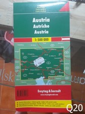 AUSTRIA carta stradale mappa cartina - libro Q20