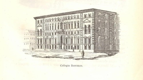 Pavia collegio borromeo stampa - collegio,