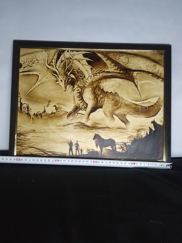 Quadro con una - cornice, di