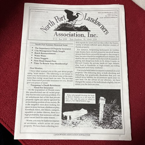 North port landowners - port,