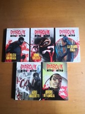 DIABOLIK FUMETTO NERO SU NERO PRIMI CINQUE NUMERI 1-5 PERFETTI
