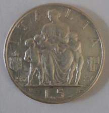 1937 Italy 5 Lire Vittorio