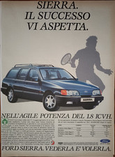 Clipping Ritaglio Adv. Pubblicità 1989 FORD SIERRA SW Il Successo Vi Aspetta