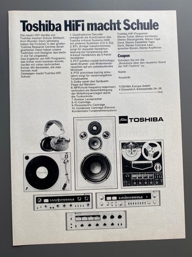 1972 toshiba hifi - 1972, fa