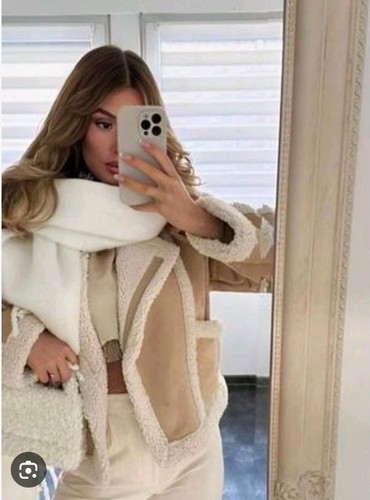 Giacca aviatore zara beige - zara,