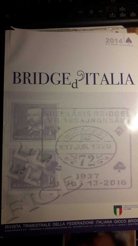 Rivista bridge italia - rivista, anno