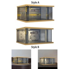 Collezione di vetrine per garage con vetrina per auto modello pressofuso in