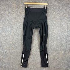 Gore Bike Wear Windstopper Soft Shell Pantalone Uomo Piccolo Nero Ciclismo Imbottito