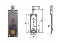 SERRATURA A CILINDRO TONDO