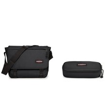 EASTPAK Delegate + Borsa a Tracolla, 27 L - Black (Nero) & OVAL SINGLE Astuccio,