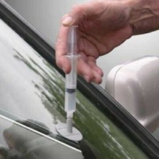 Kit Vetro Auto Riparazione Parabrezza Vetri Resina Ripara  Crepe Schegge Graffi