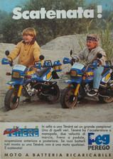 Pubblicità Advertising Italian Clipping 1990 MOTO A BATTERIA  PEG PEREGO.