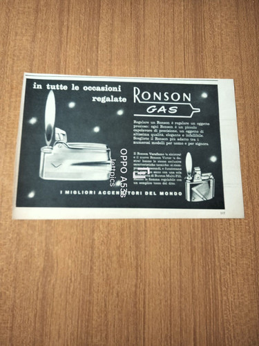 1959 ronson gas lighters - 1959,