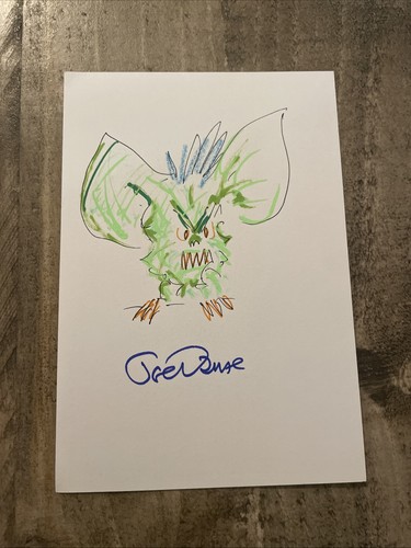 Autografo joe dante direttore - autografo,