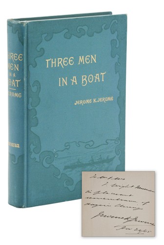 Three men boat - in, a