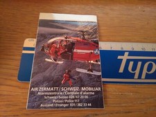 ADESIVO STICKER VINTAGE KLEBER avio air zermatt schweiz mobiliar 