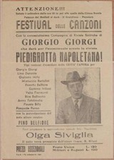 FESTIVAL OF SONGS GIORGIO