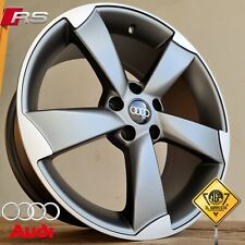 Real Rotor Kit 4 Cerchi In Lega 19" Compatibili con Audi S A4 A5 A6 A7 Q4 Q5 TT