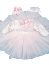 Abito da battesimo rosa taglia